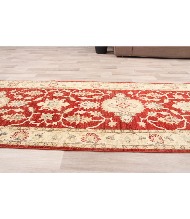 305x80 cm Hand Knotted Ziegler Wool  Runner Rug Oriental Carpet