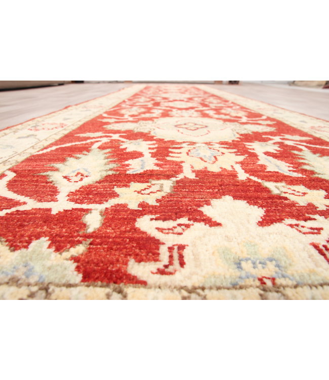 305x80 cm Handgeknoopt Ziegler Vloerkleed Wollen Loper Tapijt