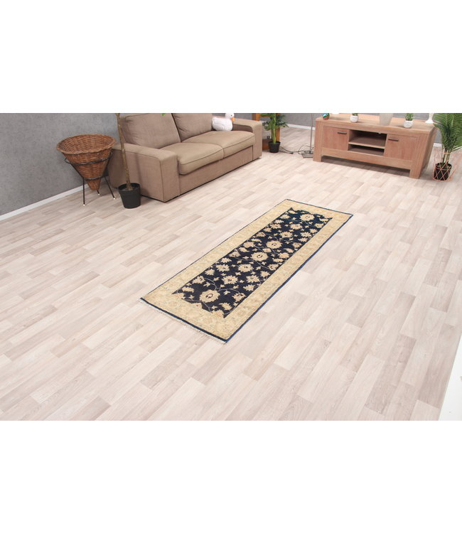 202x72 cm Hand Knotted Ziegler Wool  Runner Rug Oriental Carpet