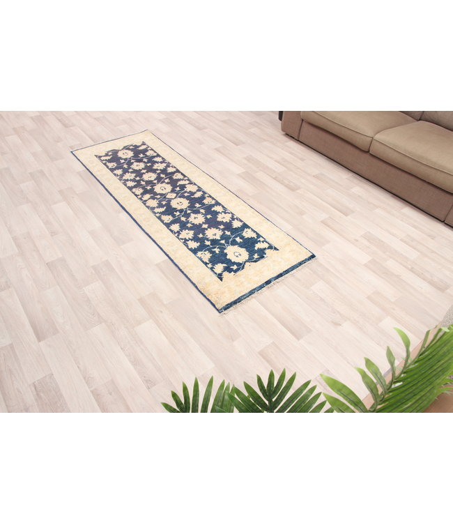 202x72 cm Hand Knotted Ziegler Wool  Runner Rug Oriental Carpet