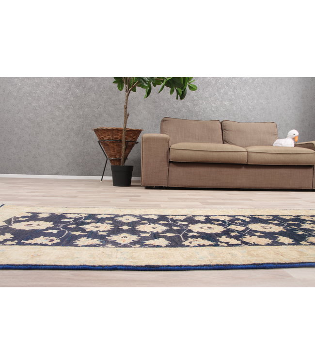 202x72 cm Hand Knotted Ziegler Wool  Runner Rug Oriental Carpet