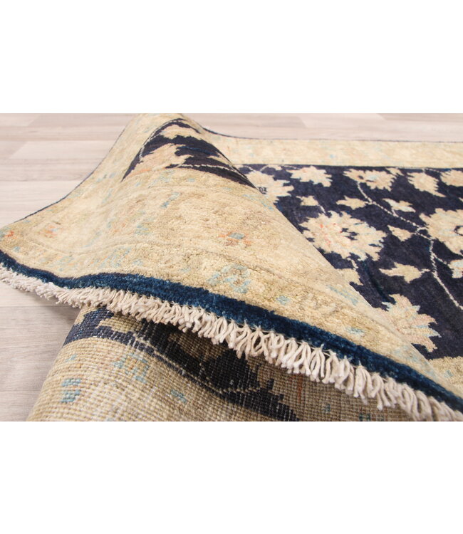 202x72 cm Handgeknoopt Ziegler Vloerkleed Wollen Loper Tapijt