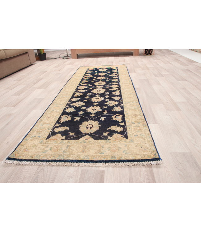 202x72 cm Handgeknoopt Ziegler Vloerkleed Wollen Loper Tapijt