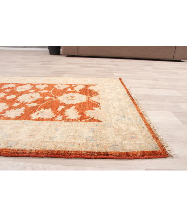 193x74 cm Hand Knotted Ziegler Wool  Runner Rug Oriental Carpet