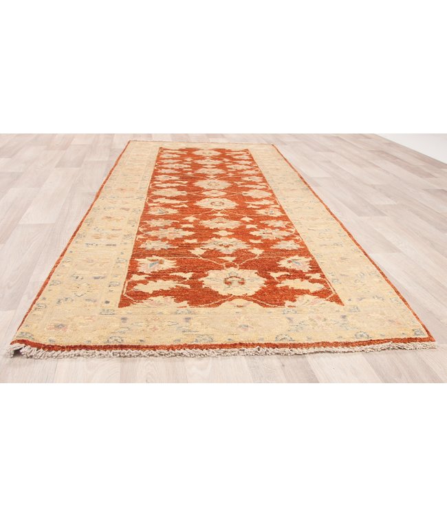 193x74 cm Hand Knotted Ziegler Wool  Runner Rug Oriental Carpet