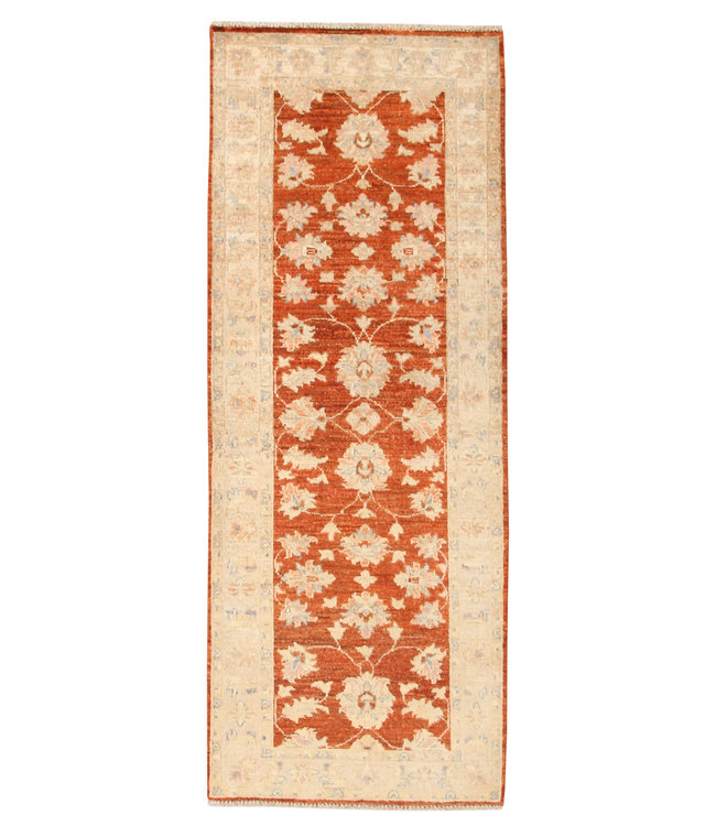 193x74 cm Hand Knotted Ziegler Wool  Runner Rug Oriental Carpet