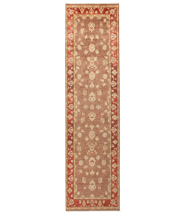 297x77 cm Hand Knotted Ziegler Wool  Runner Rug Oriental Carpet