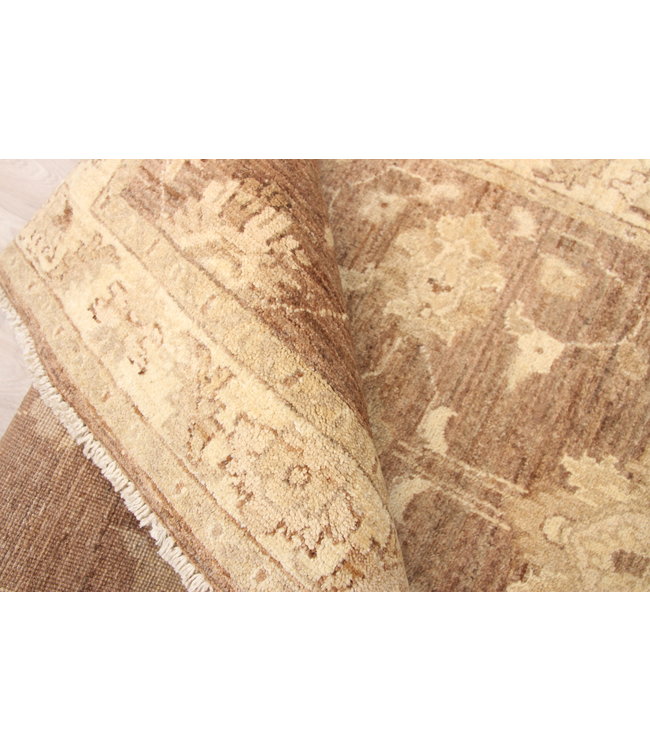 289x82 cm Hand Knotted Ziegler Wool  Runner Rug Oriental Carpet