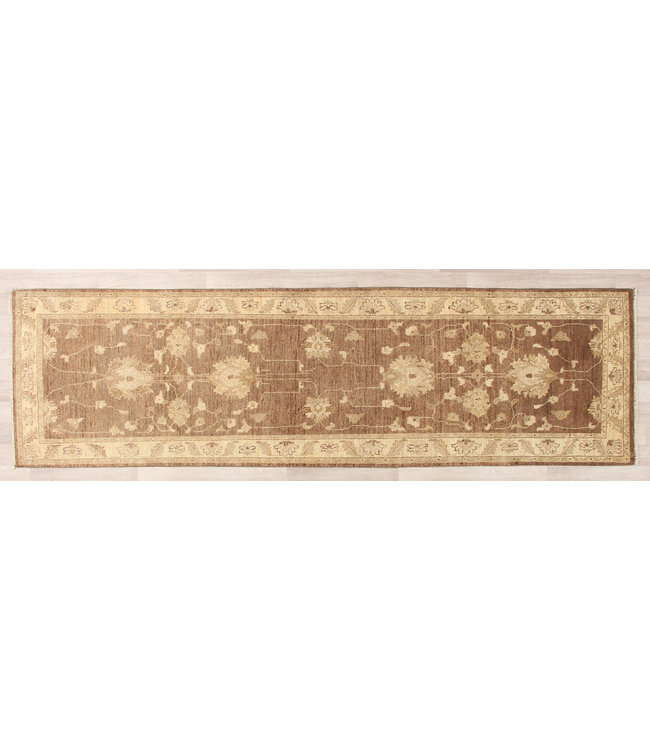 289x82 cm Hand Knotted Ziegler Wool  Runner Rug Oriental Carpet