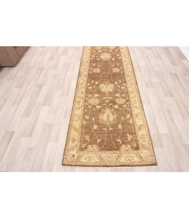 289x82 cm Handgeknüpft Ziegler Wolle Läufer Teppich