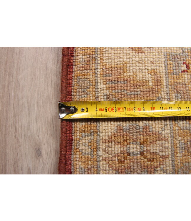 199x79 cm Hand Knotted Ziegler Wool  Runner Rug Oriental Carpet