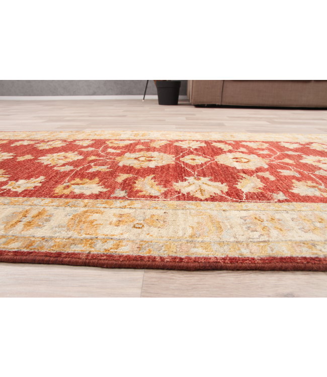 199x79 cm Hand Knotted Ziegler Wool  Runner Rug Oriental Carpet