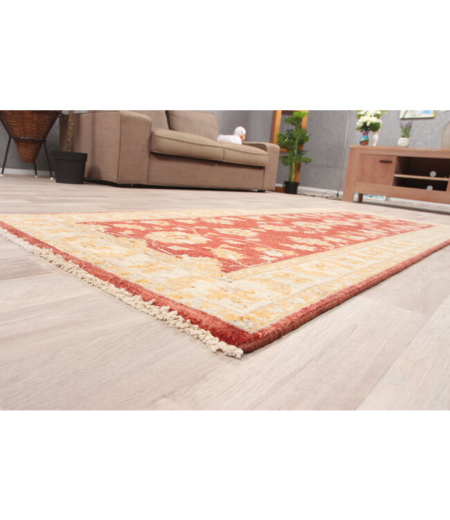 199x79 cm Hand Knotted Ziegler Wool  Runner Rug Oriental Carpet