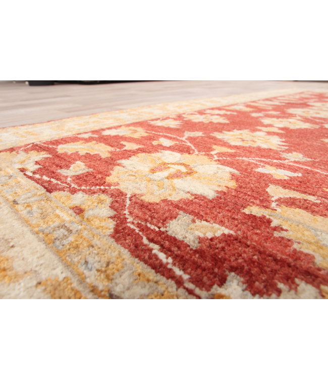 199x79 cm Hand Knotted Ziegler Wool  Runner Rug Oriental Carpet