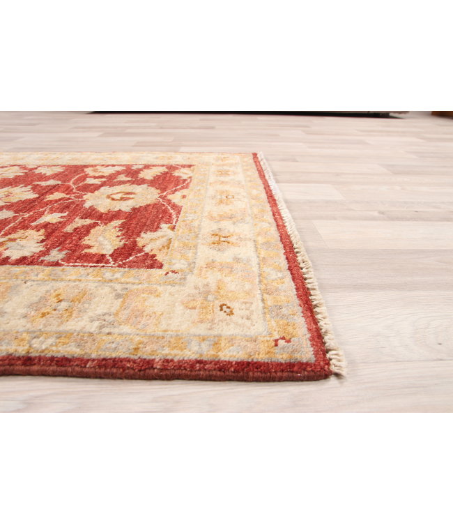 199x79 cm Hand Knotted Ziegler Wool  Runner Rug Oriental Carpet
