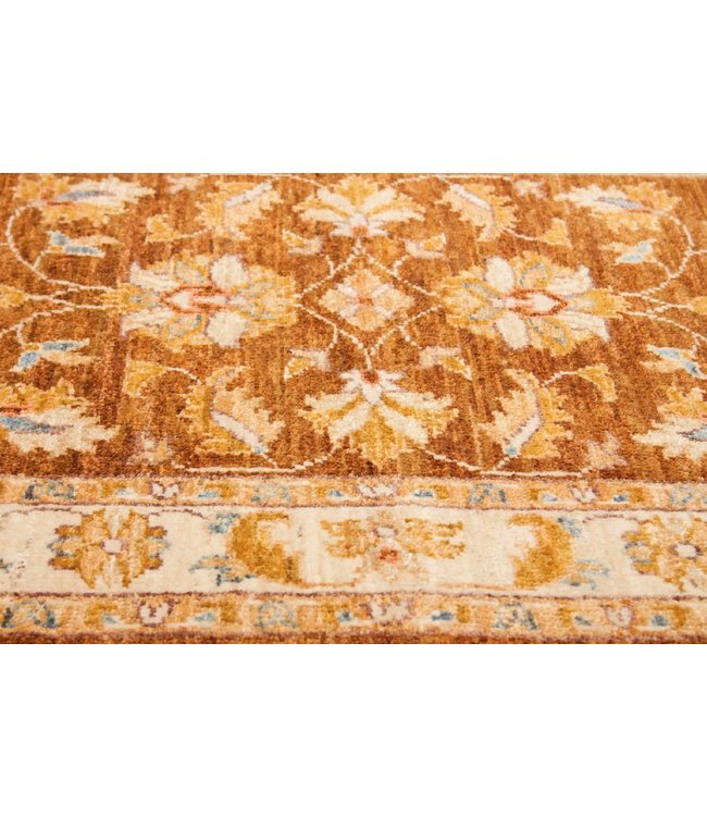 201x70cm Handgeknoopt Ziegler Vloerkleed Wollen Loper Tapijt