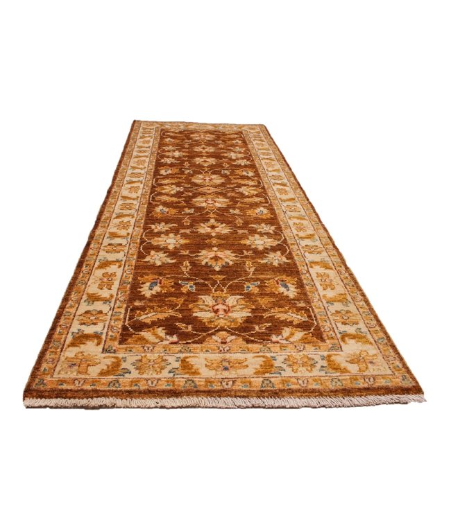 201x70cm Hand Knotted Ziegler Wool  Runner Rug Oriental Carpet