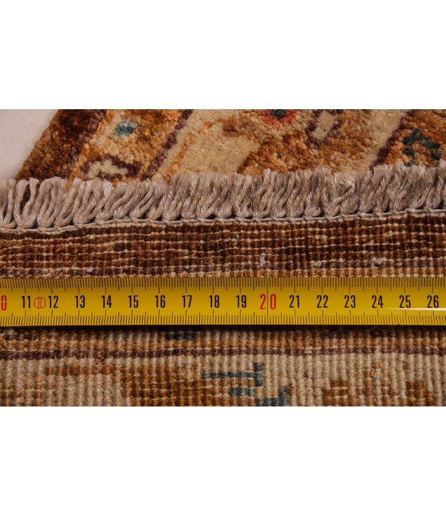 201x70cm Hand Knotted Ziegler Wool  Runner Rug Oriental Carpet