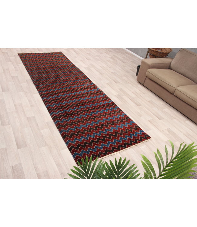 324x104 cm Handgemaakt Modern Wollen Loper Tapijt