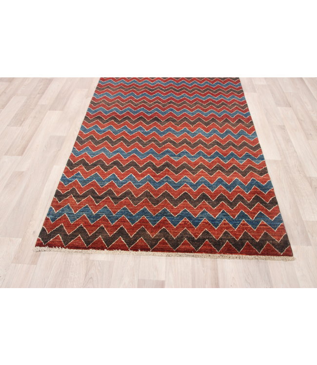 324x104 cm Hand Knotted Modern Wool Runner Rug