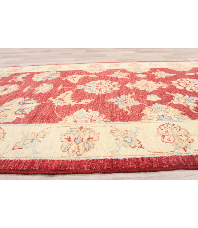 209x83 cm Handgeknoopt Ziegler Vloerkleed Wollen Loper Tapijt