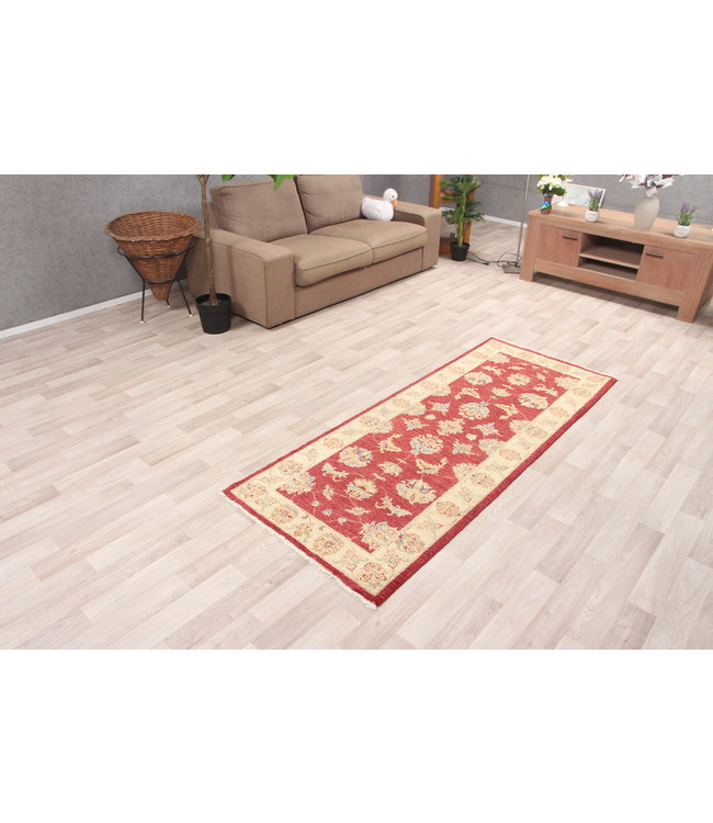 209x83 cm Hand Knotted Ziegler Wool  Runner Rug Oriental Carpet