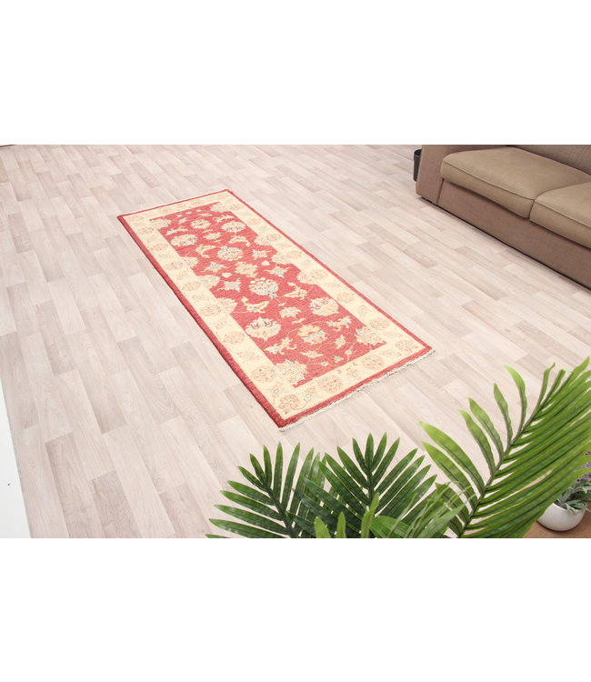 209x83 cm Hand Knotted Ziegler Wool  Runner Rug Oriental Carpet