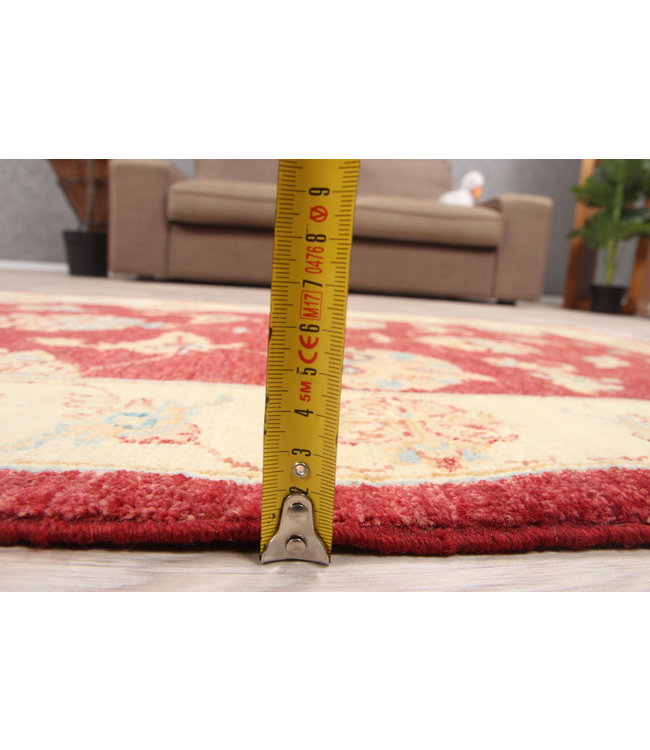 209x83 cm Handgeknoopt Ziegler Vloerkleed Wollen Loper Tapijt