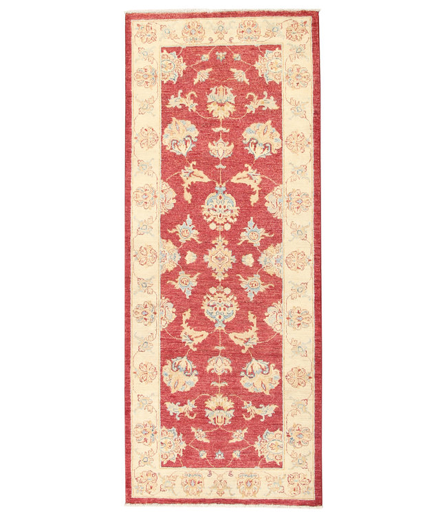 209x83 cm Hand Knotted Ziegler Wool  Runner Rug Oriental Carpet