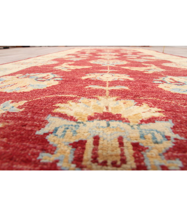 209x83 cm Handgeknoopt Ziegler Vloerkleed Wollen Loper Tapijt