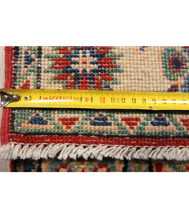 300x83 cm Handgeknoopt Kazak Vloerkleed Wollen Loper Tapijt