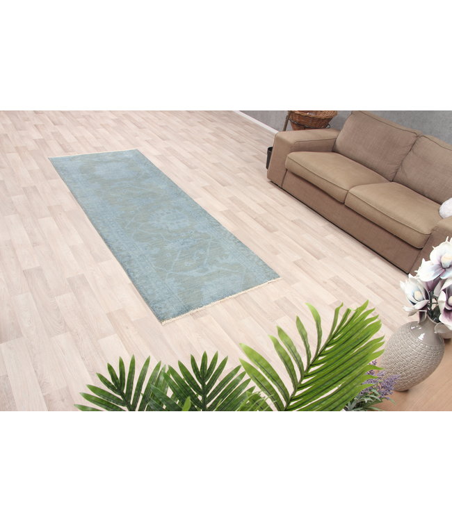 225x88 cm Hand Knotted Ziegler Wool  Runner Rug Oriental Carpet