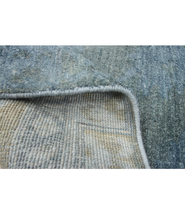 225x88 cm Handgeknoopt Ziegler Vloerkleed Wollen Loper Tapijt