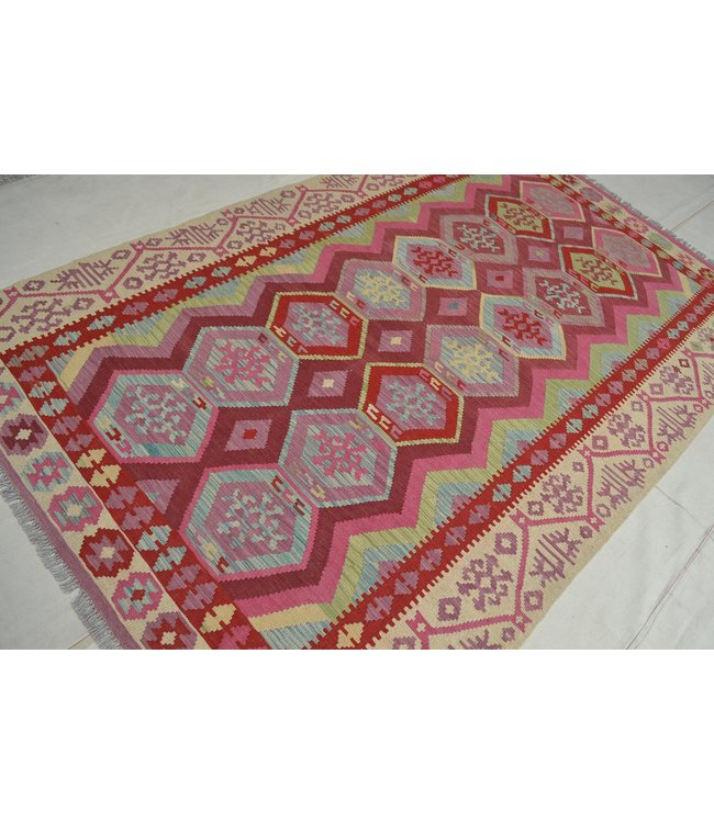 269x175 cm Handgemacht Orientalisch Wolle Kelim Teppich