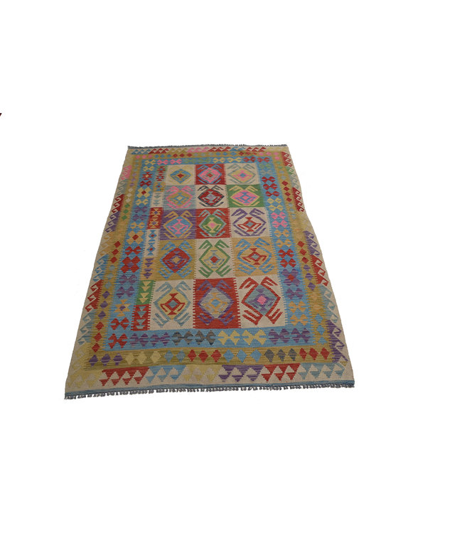 252x151 cm Handgemacht Orientalisch Wolle Kelim Teppich