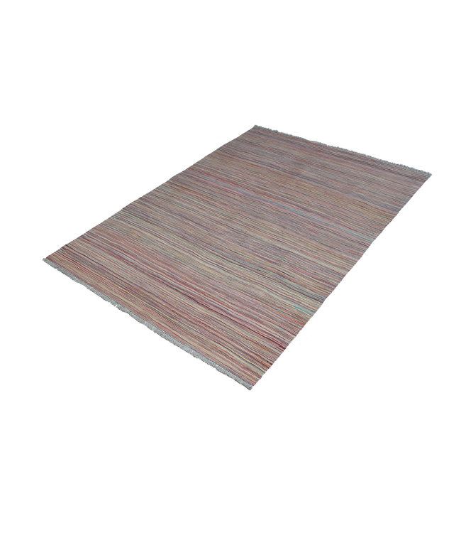 247x173 cm Handmade Modern Kilim Area Rug Wool Carpet