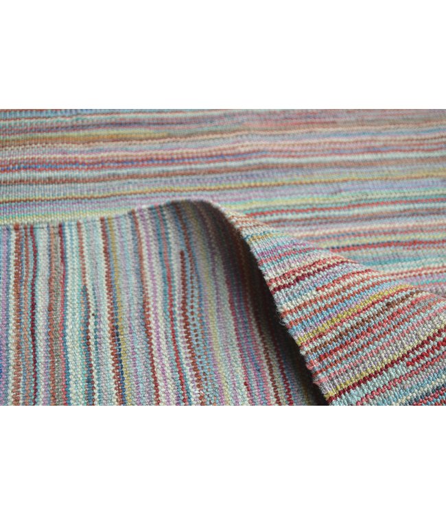 247x173 cm Handmade Modern Kilim Area Rug Wool Carpet