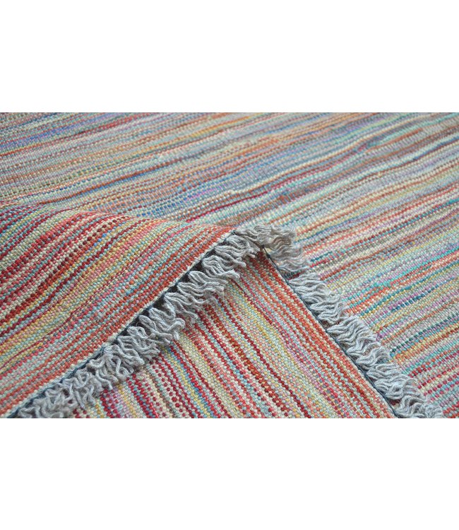 247x173 cm Handmade Modern Kilim Area Rug Wool Carpet