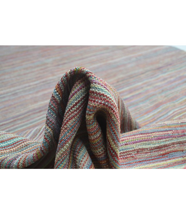 244x177 cm Handmade Modern Kilim Area Rug Wool Carpet