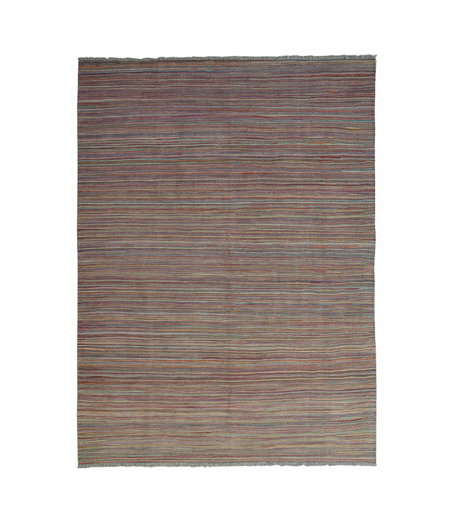 244x177 cm Handmade Modern Kilim Area Rug Wool Carpet