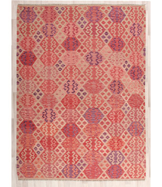 292x207cm Handgemacht Orientalisch Wolle Kelim Teppich