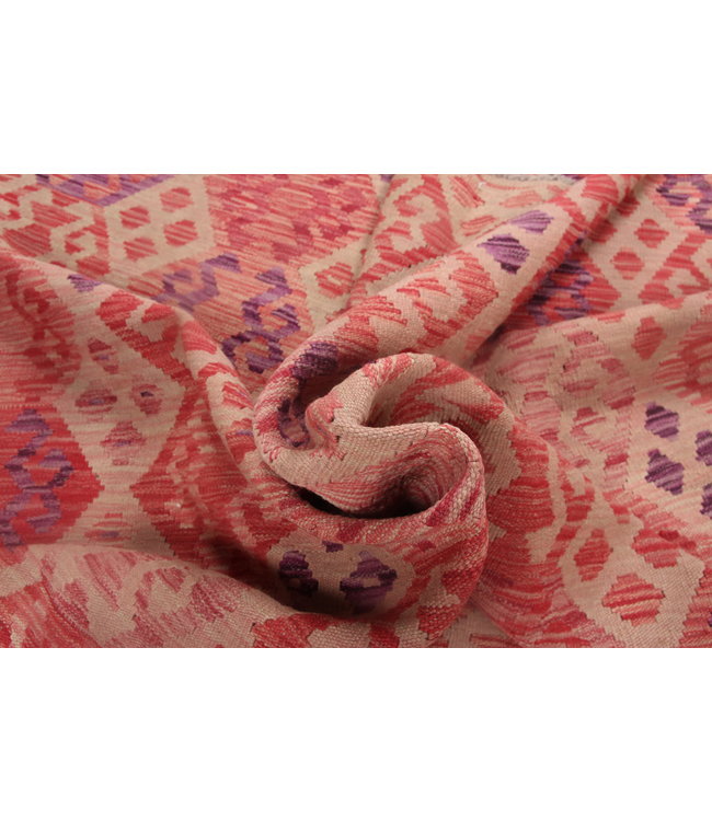 292x207cm Handgeweven Oosters Kelim Tapijt Wol Vloerkleed