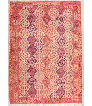 298x210cm   Handmade Afghan Kilim Area Rug Wool Carpet