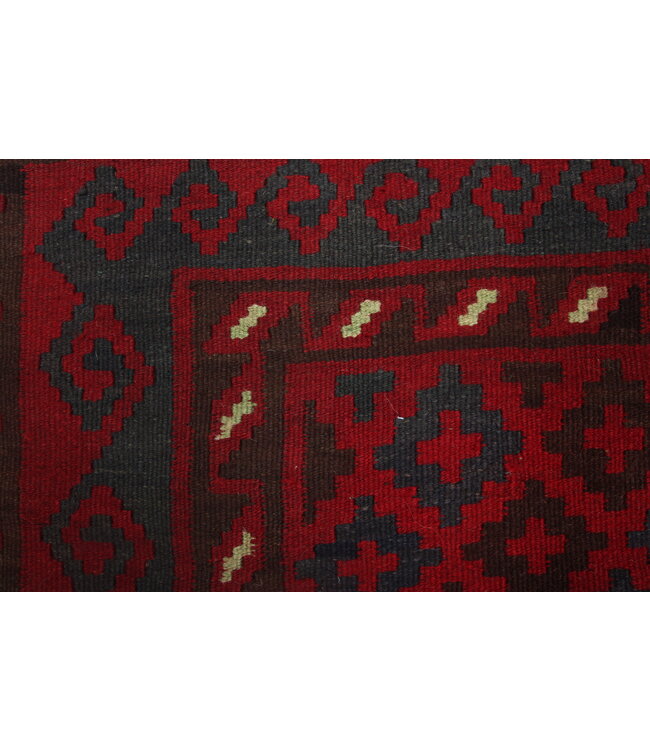 214x124cm Handgewebte Orientalisch Wolle Kelim Teppich