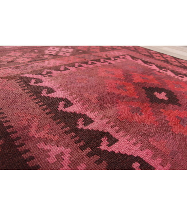 147x87cm Handgewebte Orientalisch Wolle Kelim Teppich