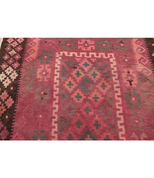 159x99cm Handgewebte Orientalisch Wolle Kelim Teppich