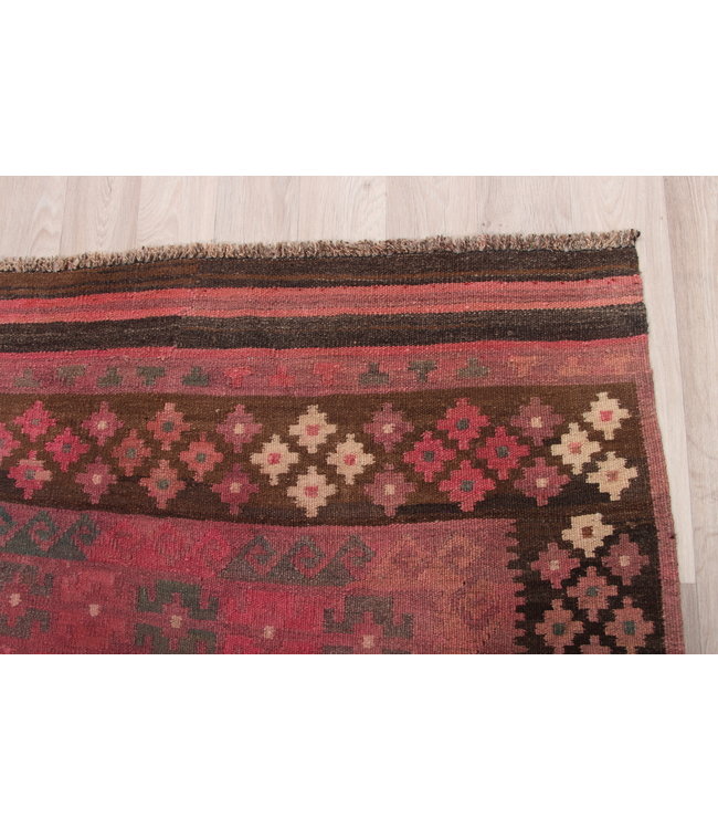 159x99cm Hand Woven Afghan Wool Kilim Area Rug