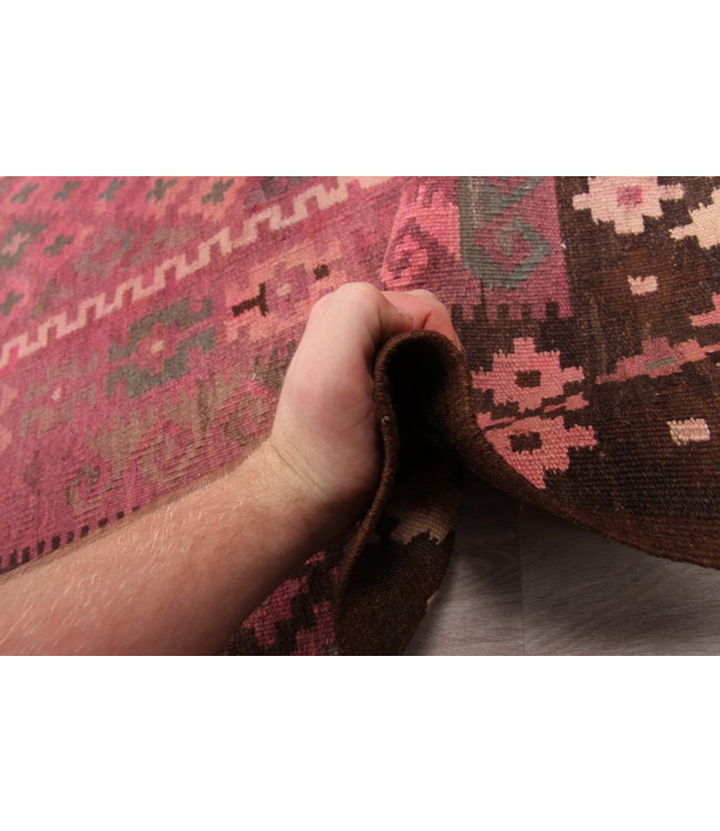 159x99cm Handgewebte Orientalisch Wolle Kelim Teppich