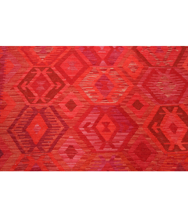 295x205cm Handgemacht Orientalisch Wolle Kelim Teppich