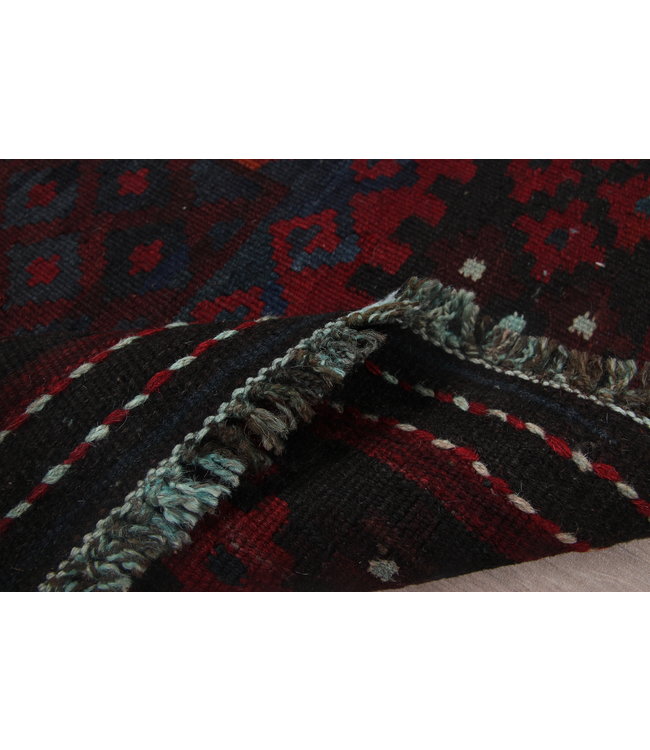 193x101cm Handgewebte Orientalisch Wolle Kelim Teppich